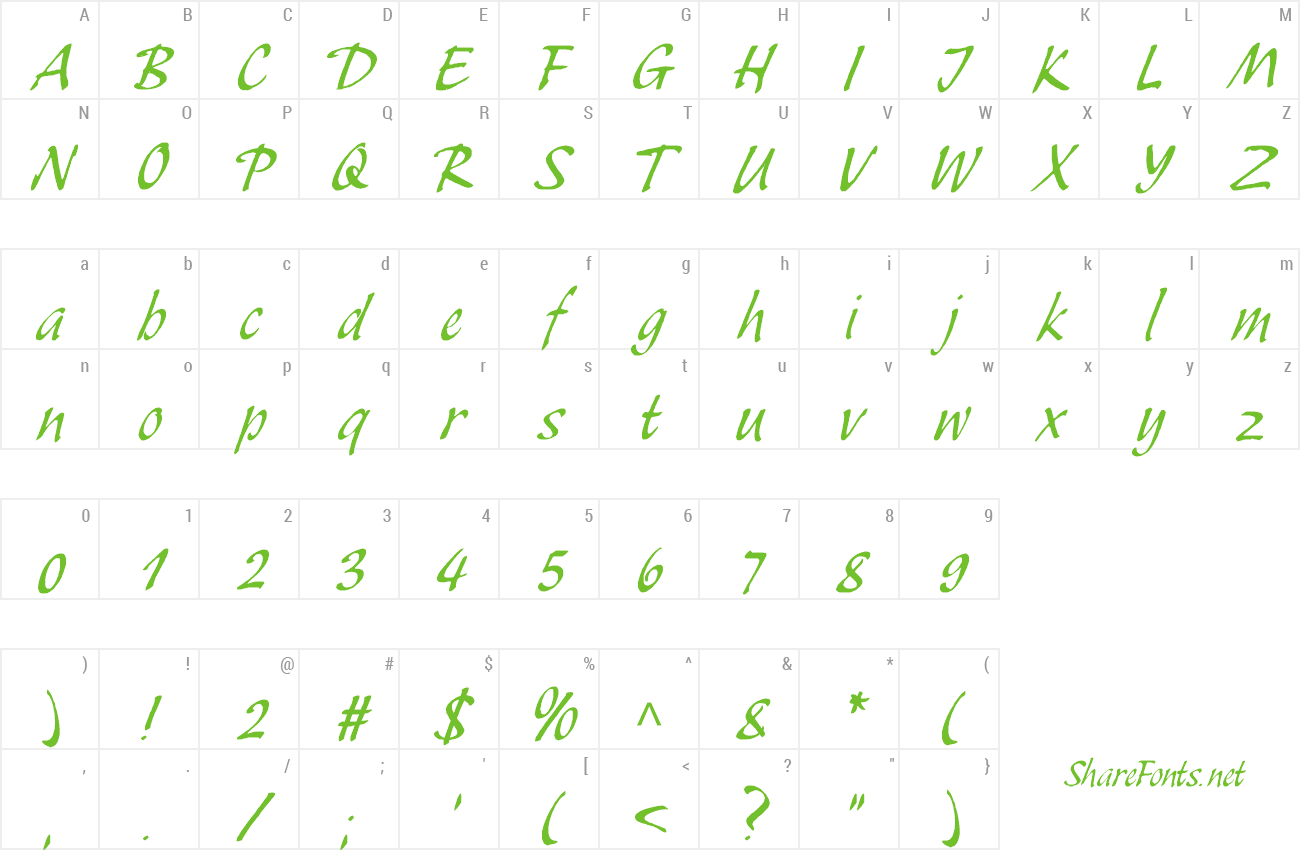 Font Espresio Becker preview