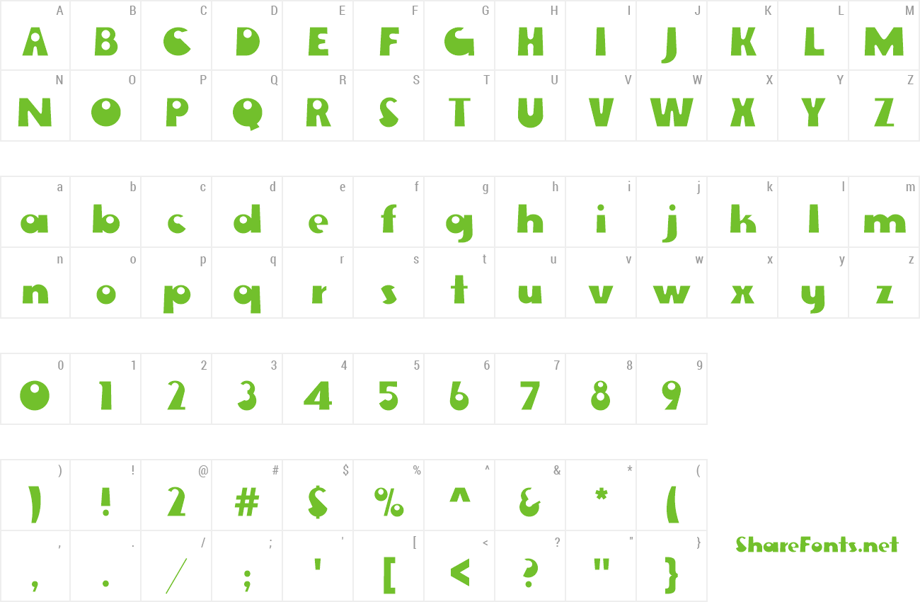 Font Ewie Becker preview