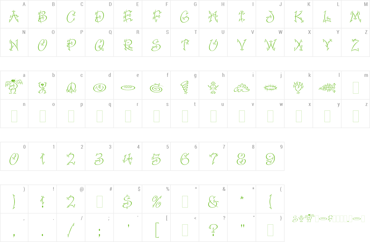 Font Faithful Fly LET preview