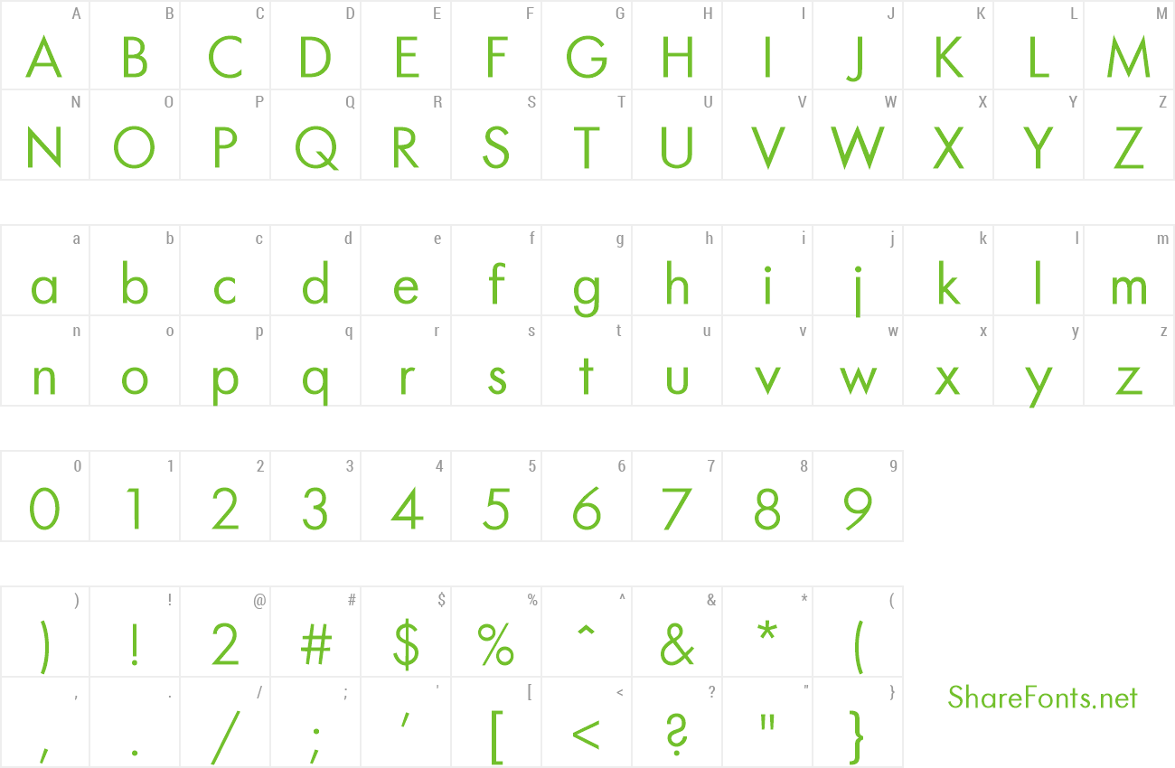 Font Farsian Becker preview