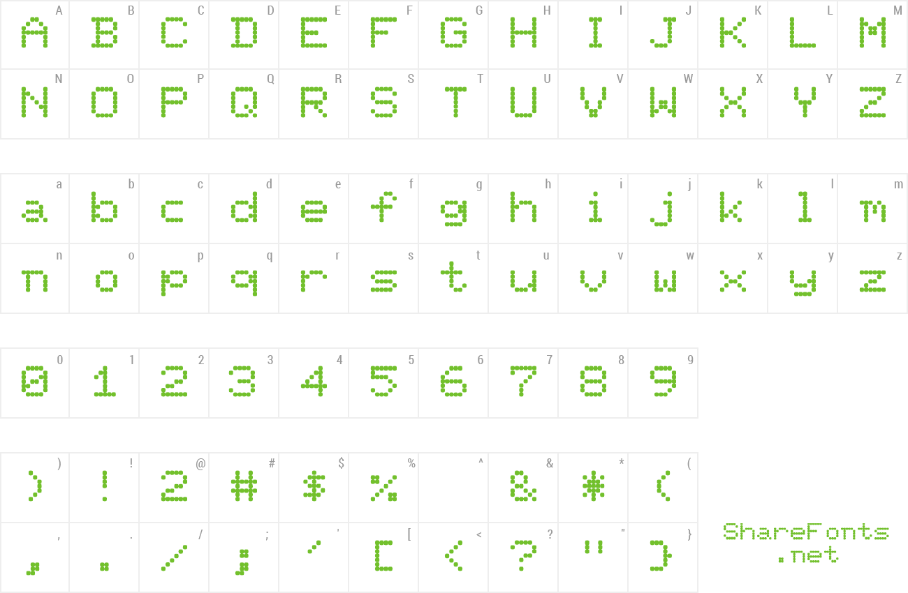 Font Fillit preview