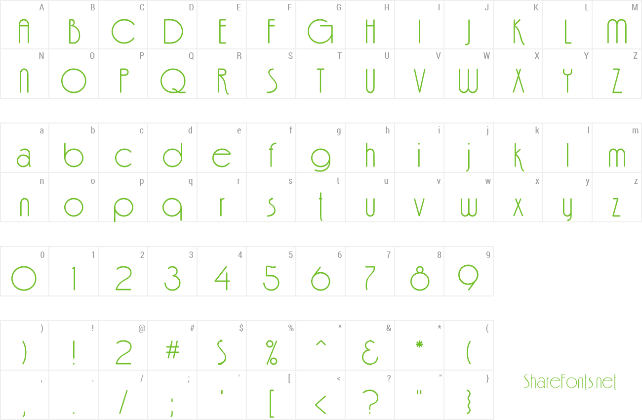 Font Fina Heavy preview