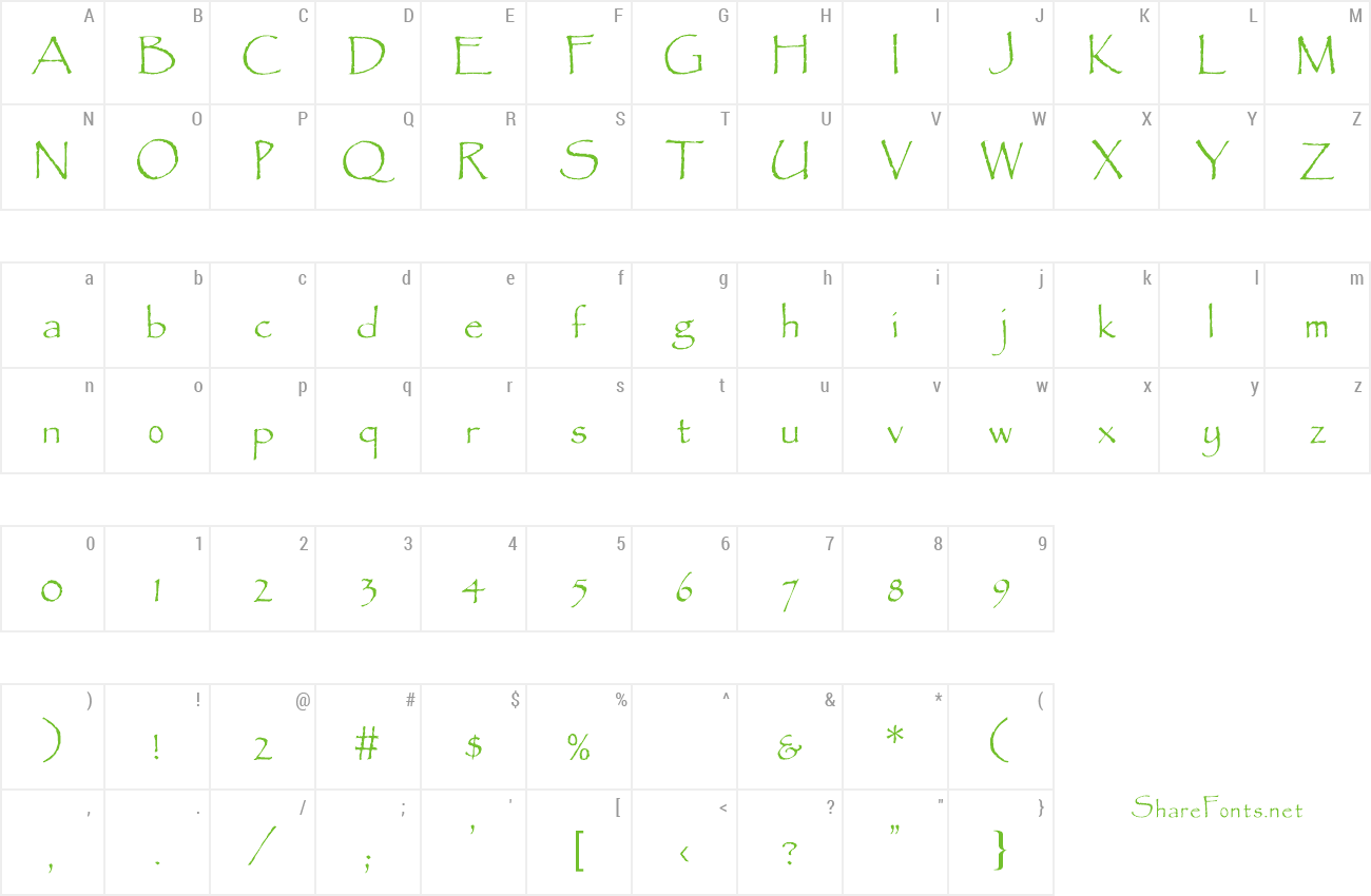 Font Fitzroy-Light preview