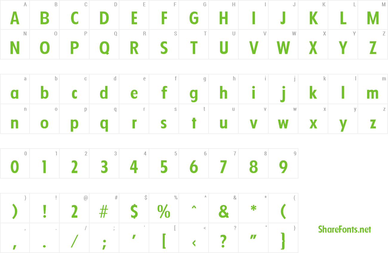 Font Florida-Serial preview