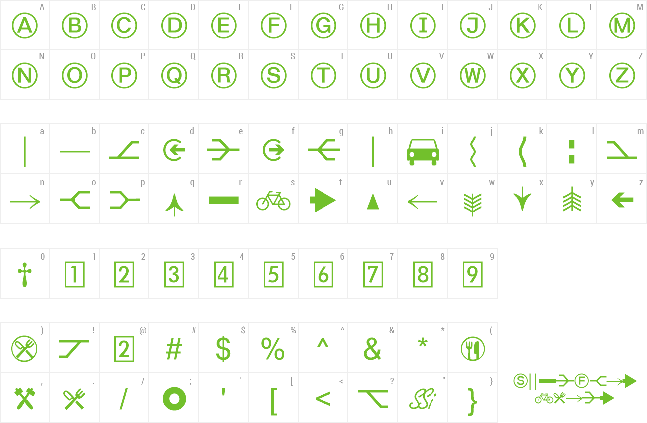 Font FormatPiTwoSSK preview