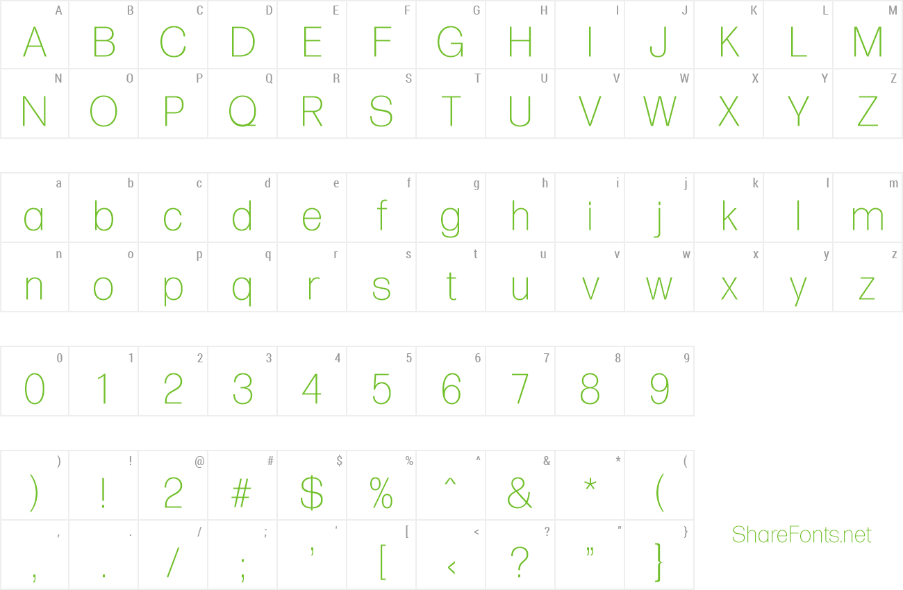 Font Formula-Serial-ExtraLight preview