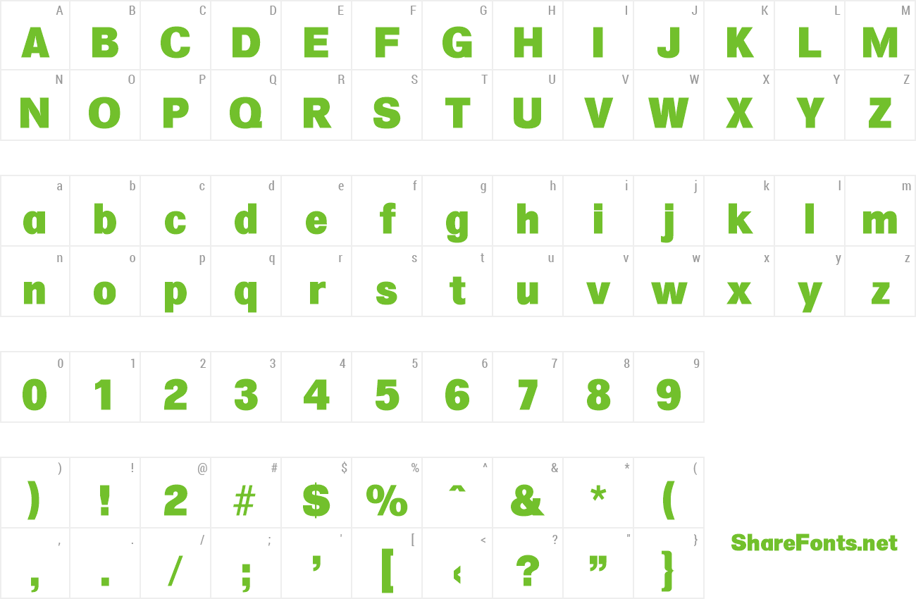 Font Formula-Serial-Heavy preview