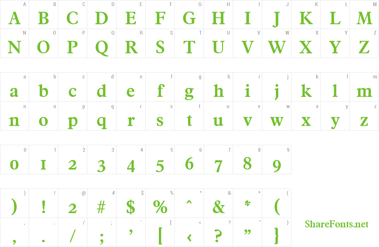 Font Francisco-Serial preview