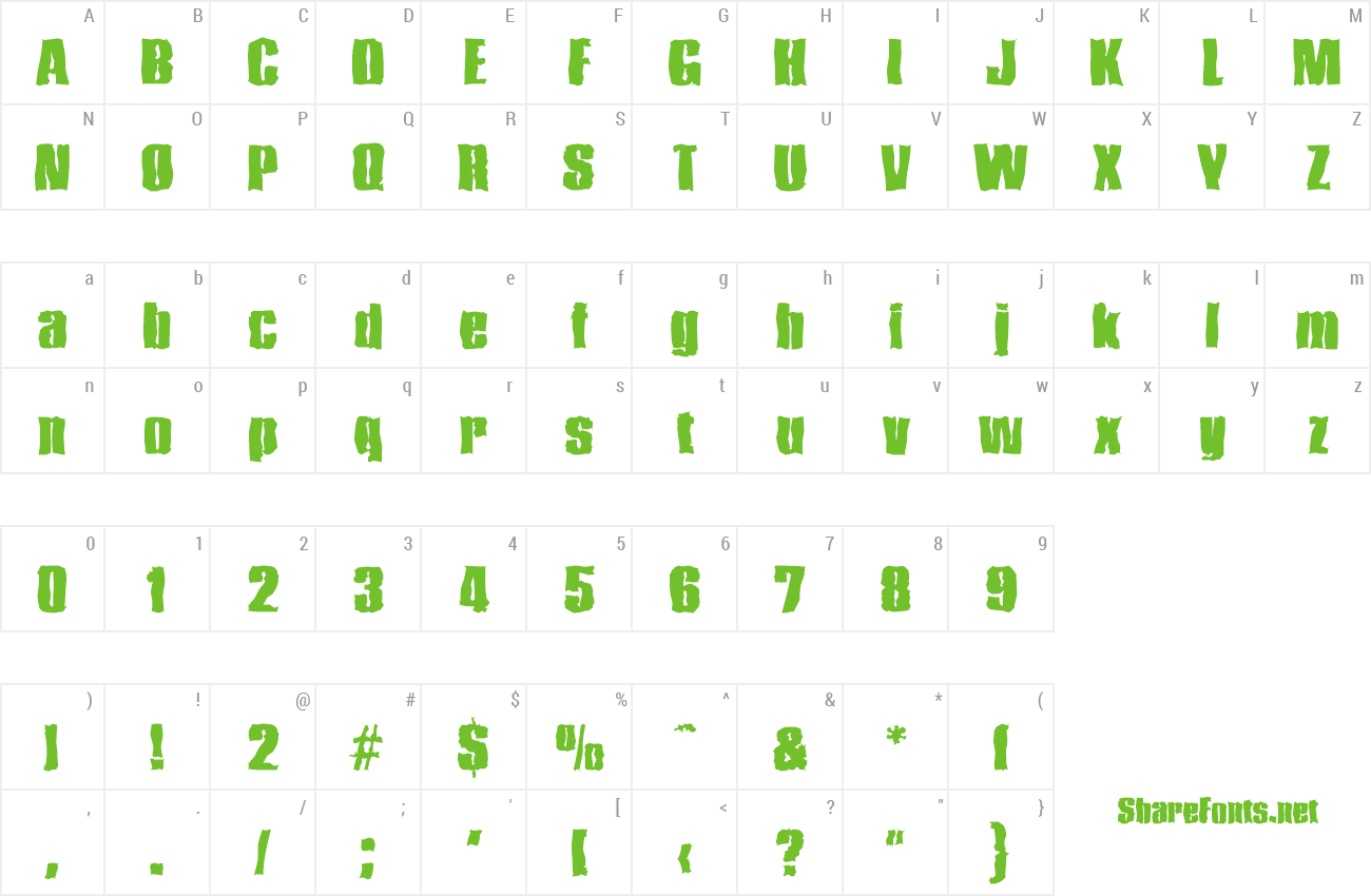 Font FrankBeckerRandom-Heavy preview