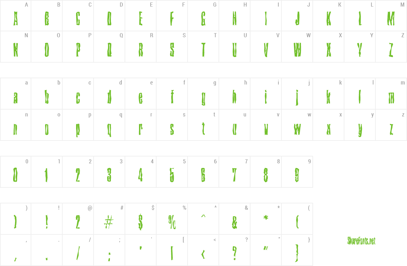 Font FrankBeckerRandom-Light preview