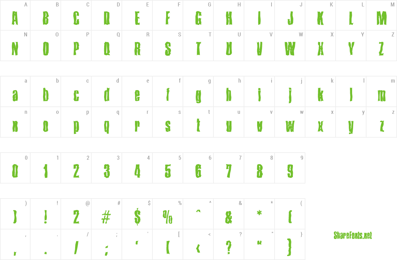 Font FrankBeckerRandom preview