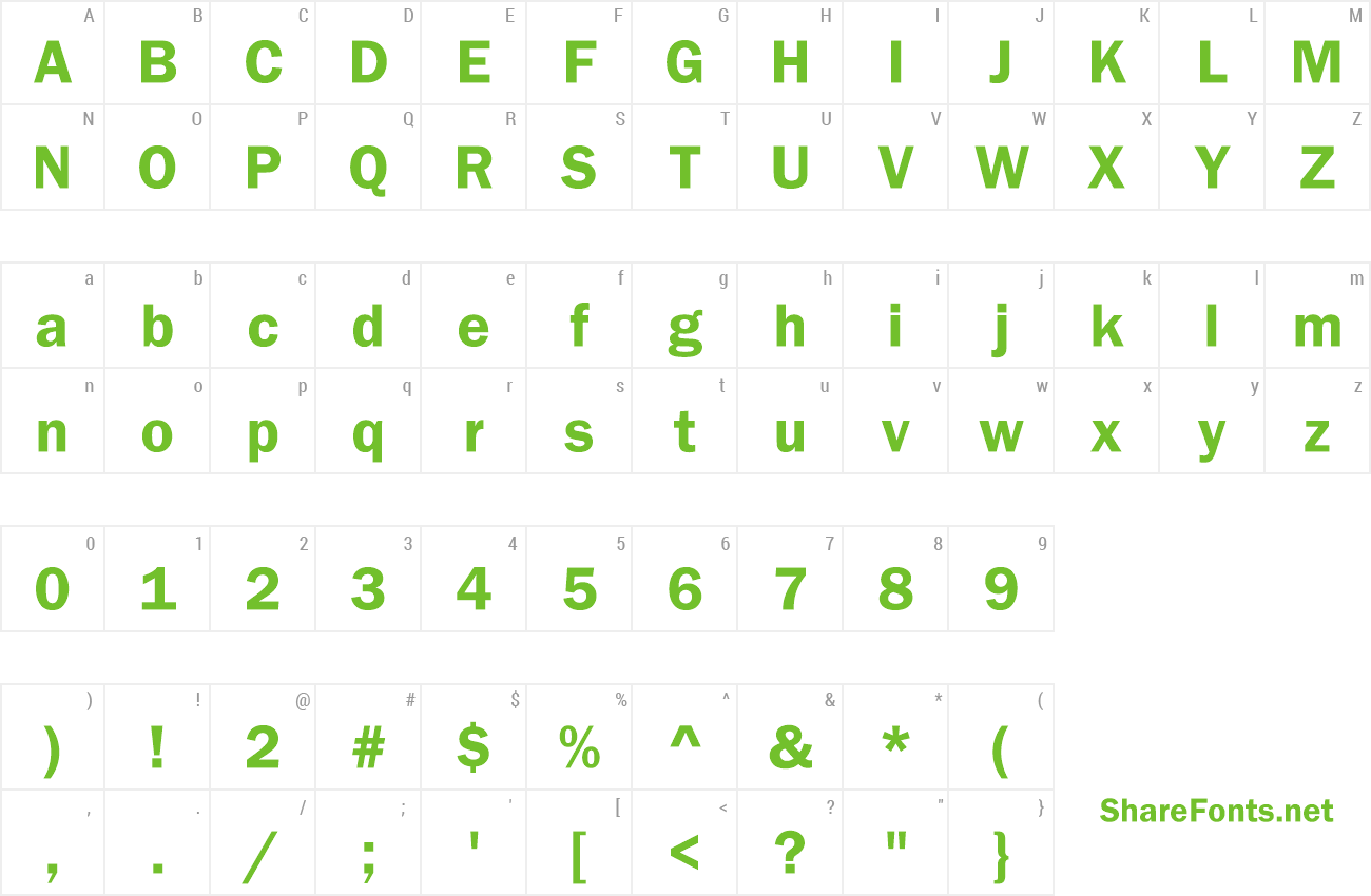 Font Franklin00 Becker preview