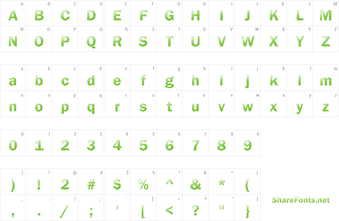 Font Franklin20 Becker preview