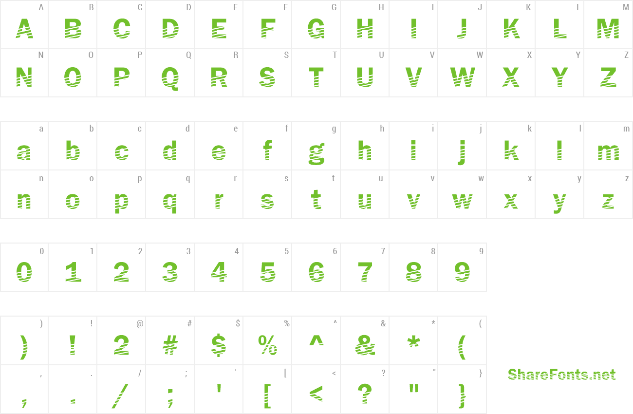 Font Franklin21 Becker preview