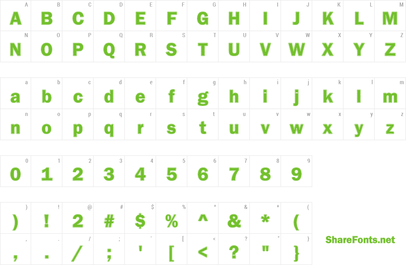 Font Franklin40 Becker preview