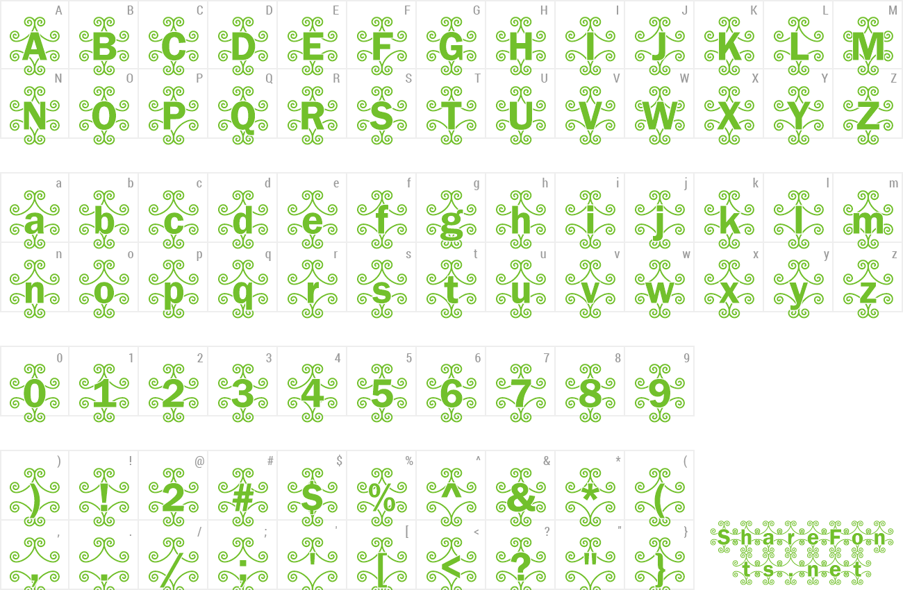 Font Franklin46 Becker preview