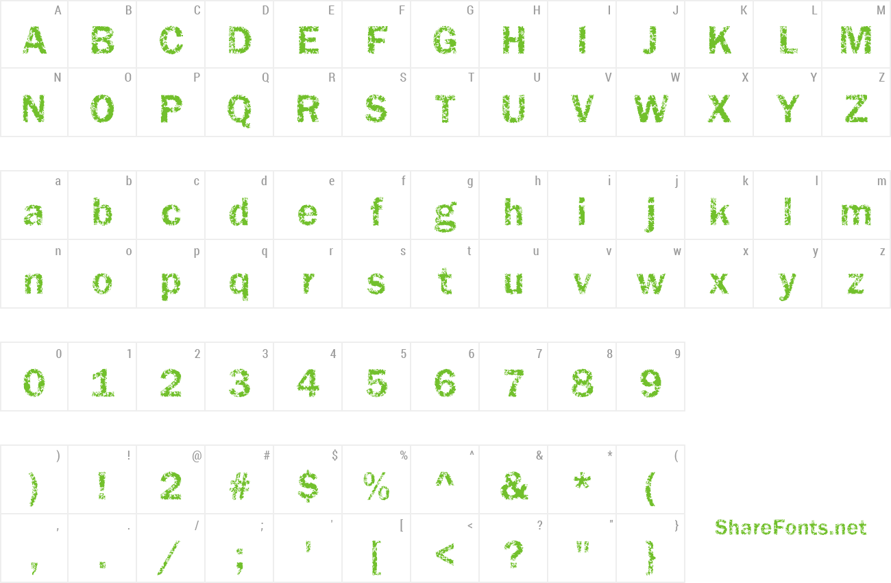 Font Funky06 Becker preview