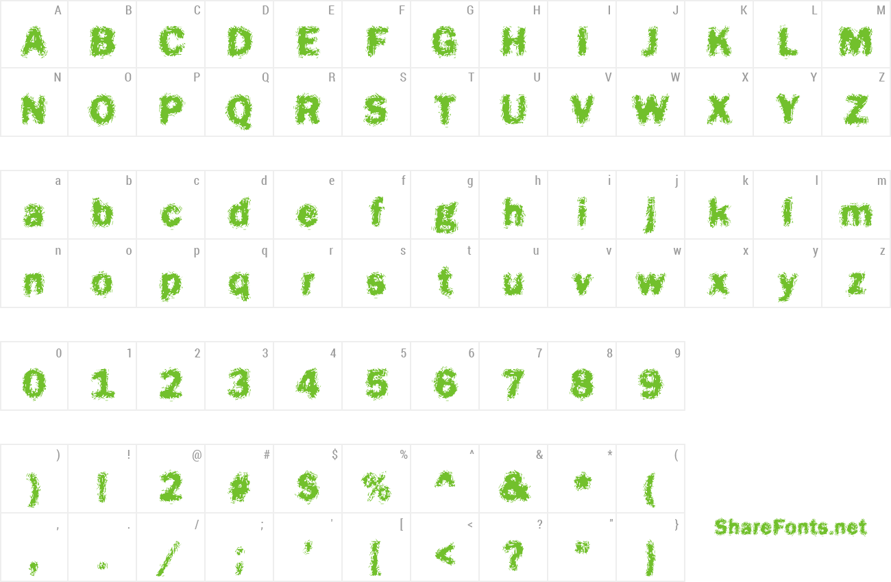 Font Funky15 Becker preview