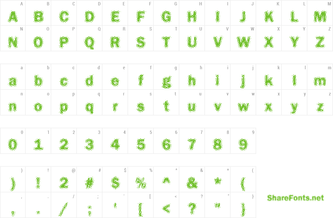 Font Funky26 Becker preview