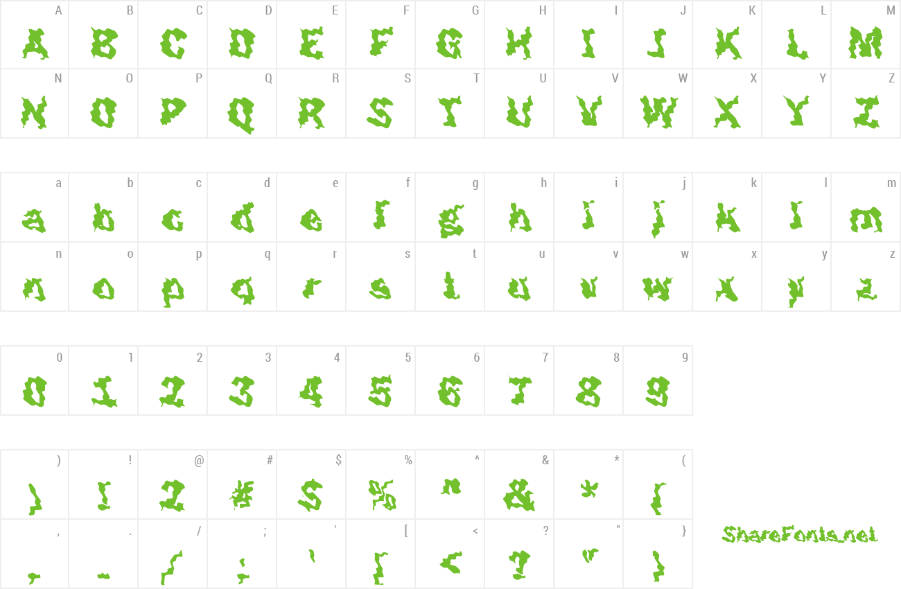 Font Funky42 Becker preview