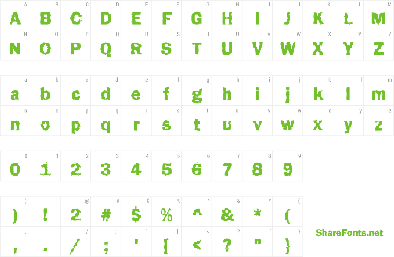 Font Funky47 Becker preview