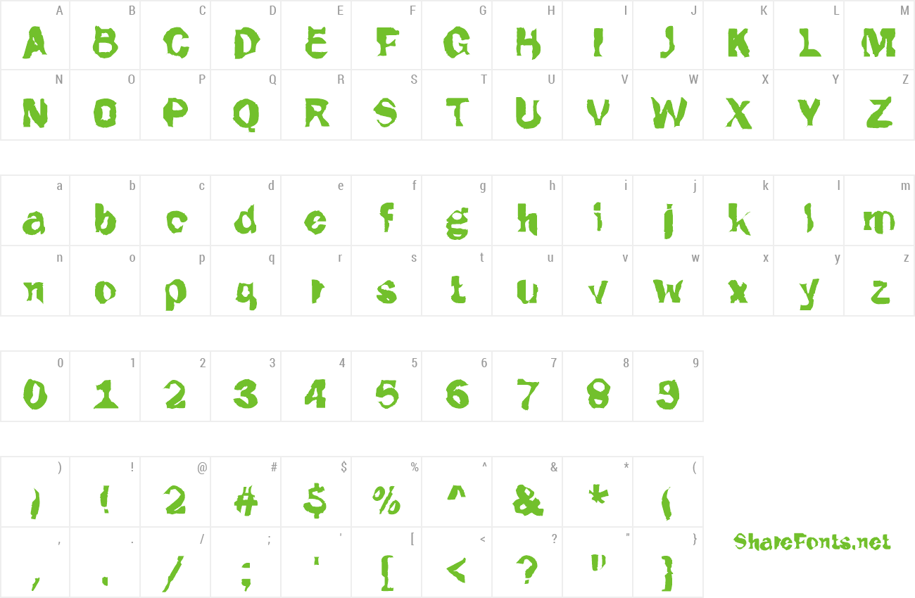 Font Funky48 Becker preview