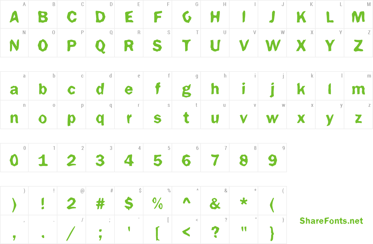 Font Funky49 Becker preview