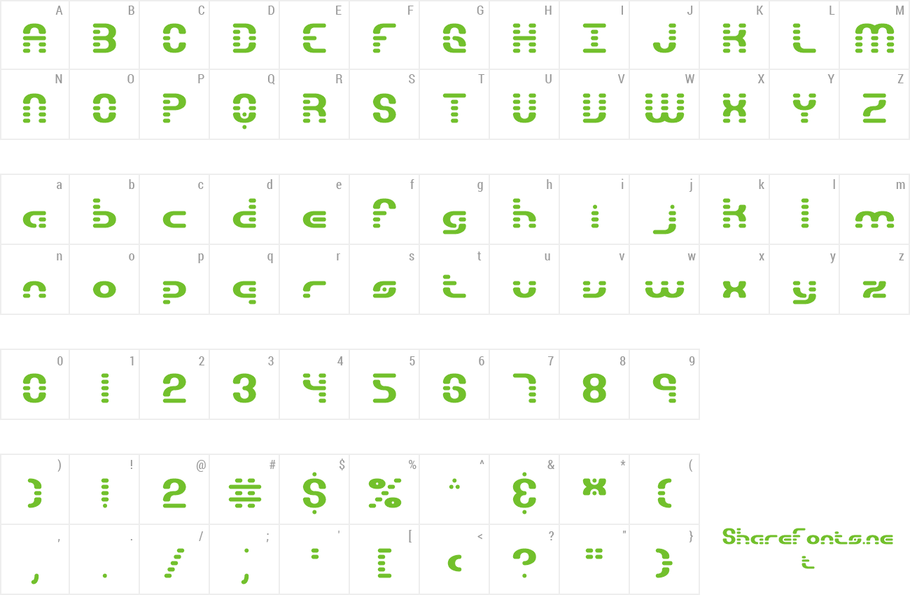 Font Gravitate preview