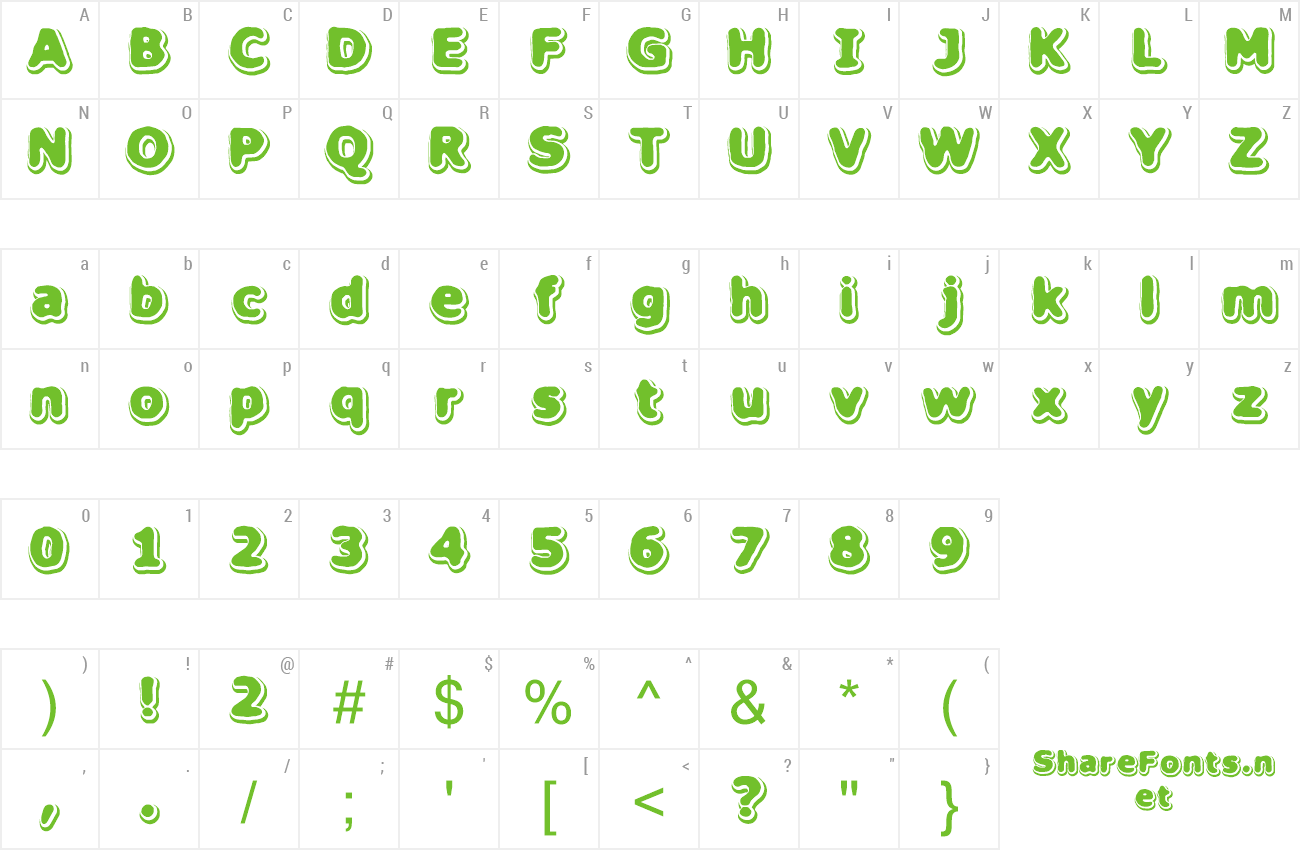 Font Hillock preview