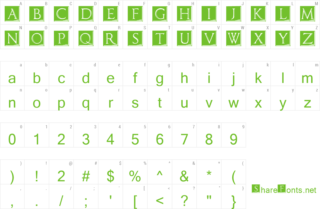 Font Imperator Plaque preview