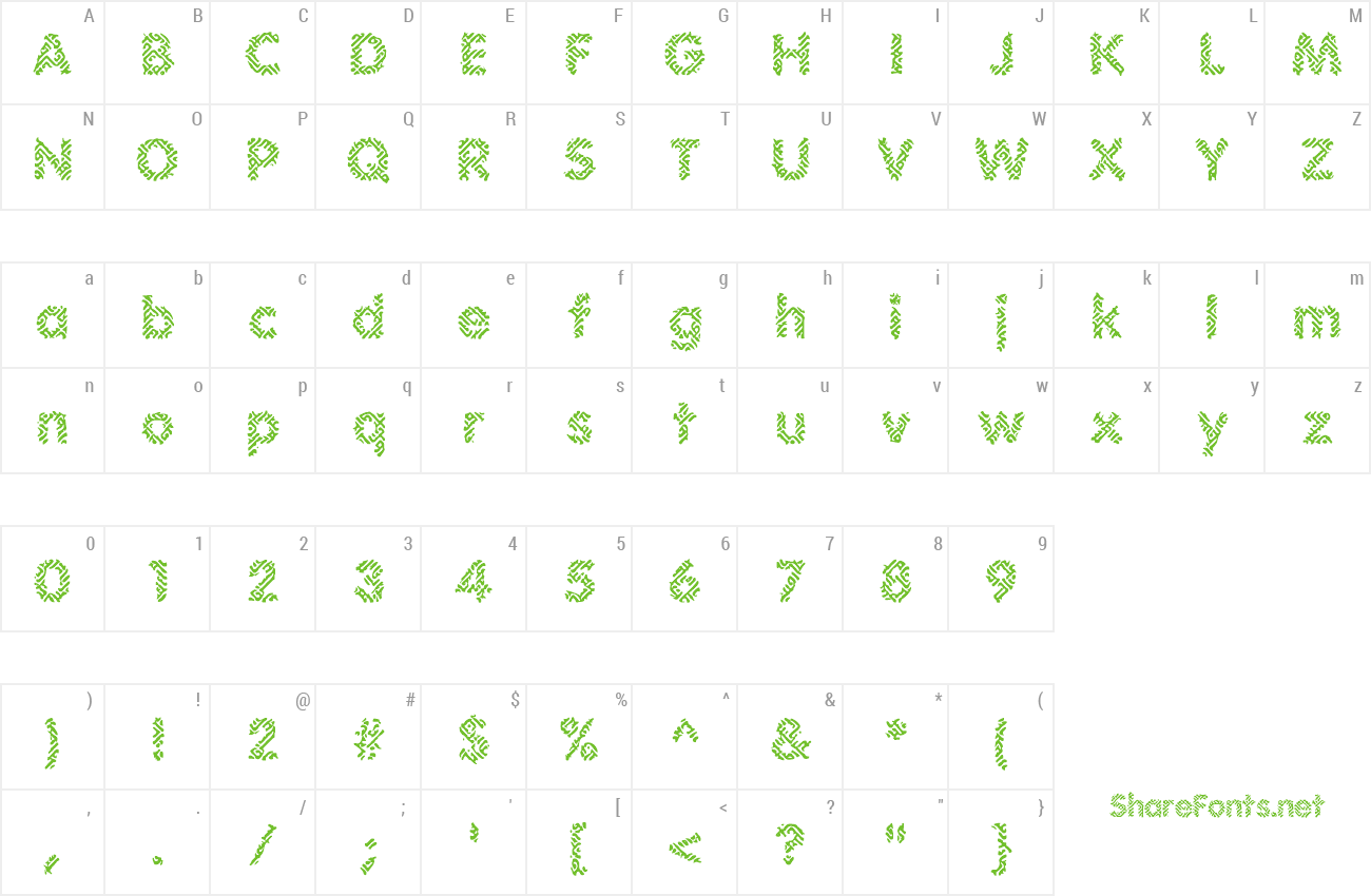 Font Irritate preview