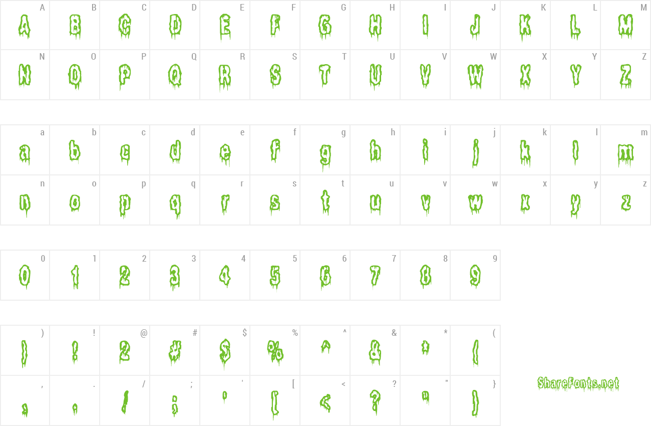 Font It Lives In The Swamp preview