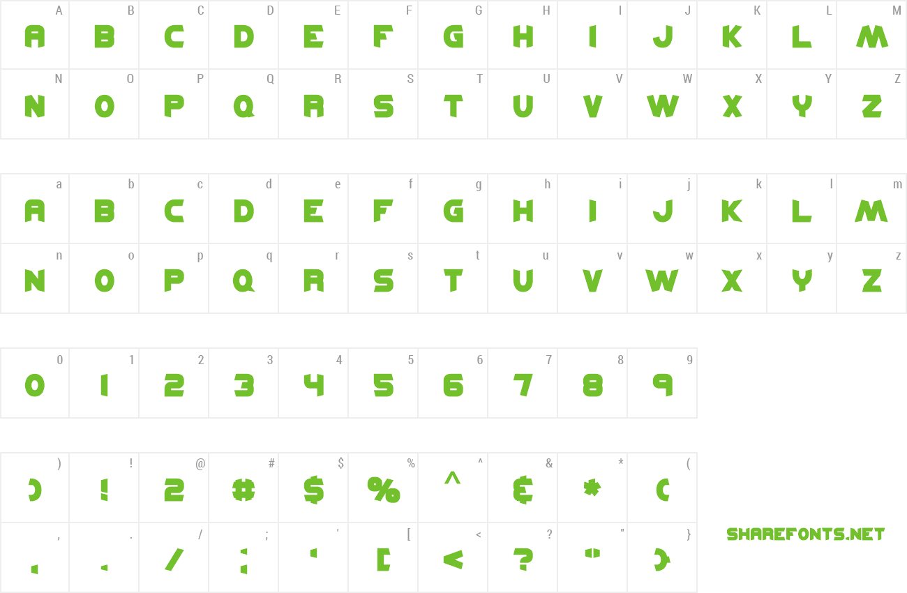 Font Kickflip preview