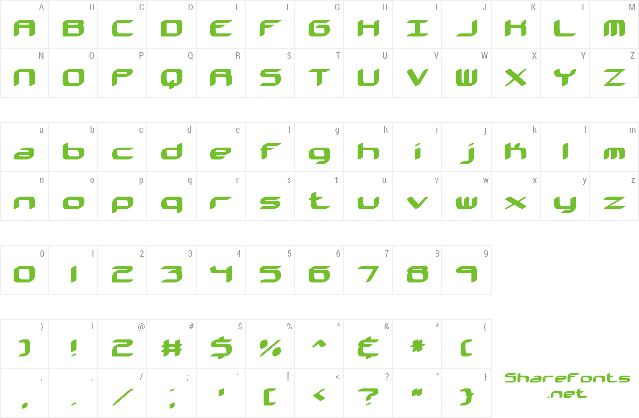 Font Kinkaid preview