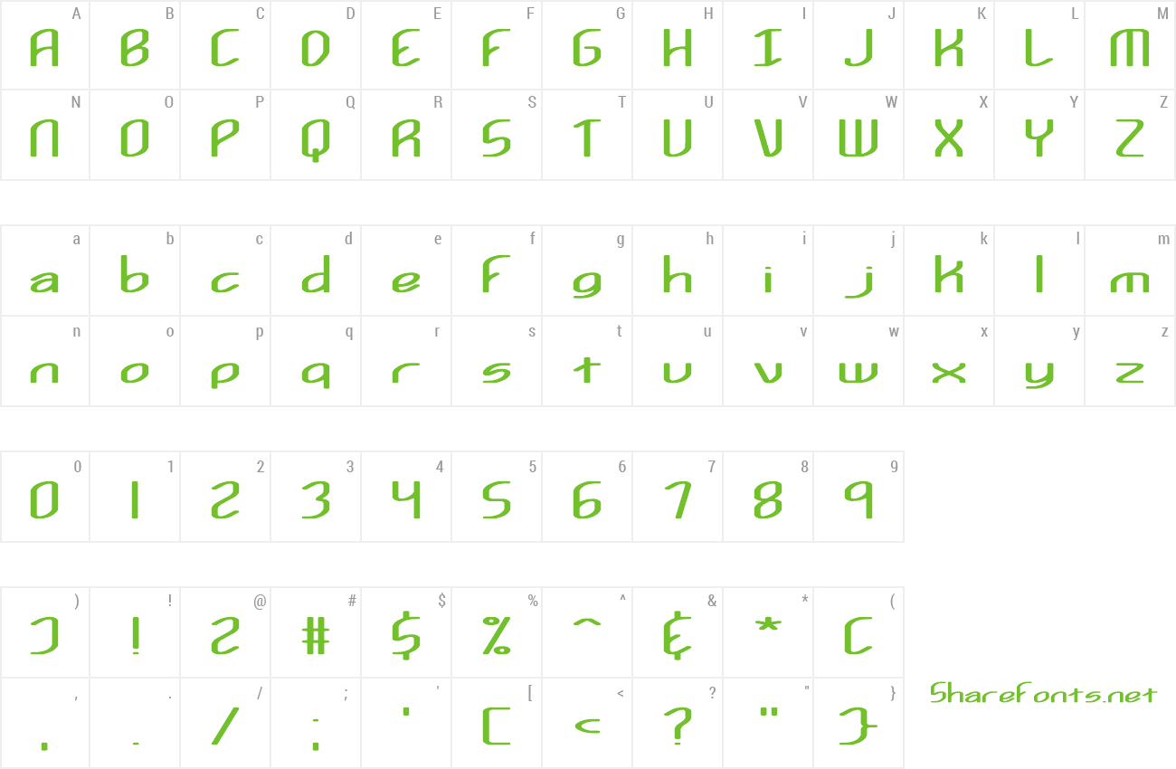 Font Kurvature preview