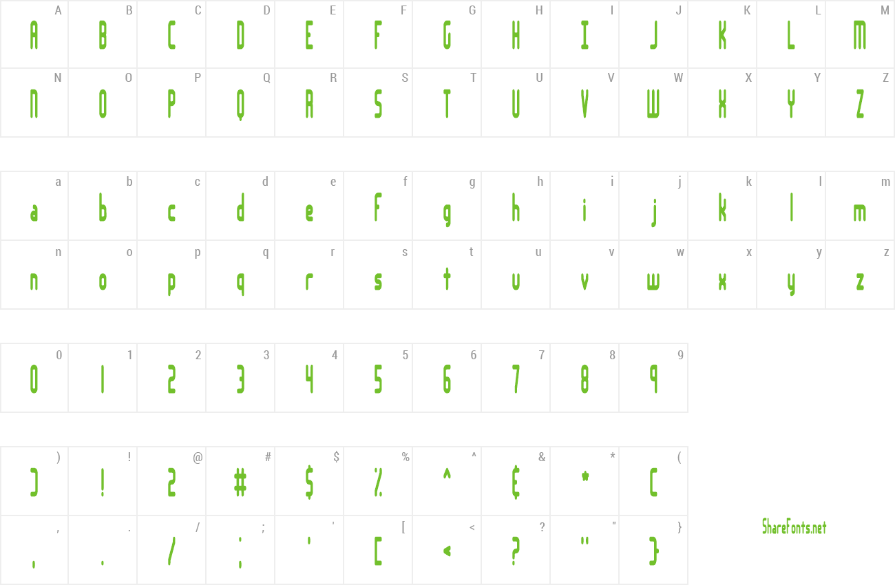 Font Lakeshore preview