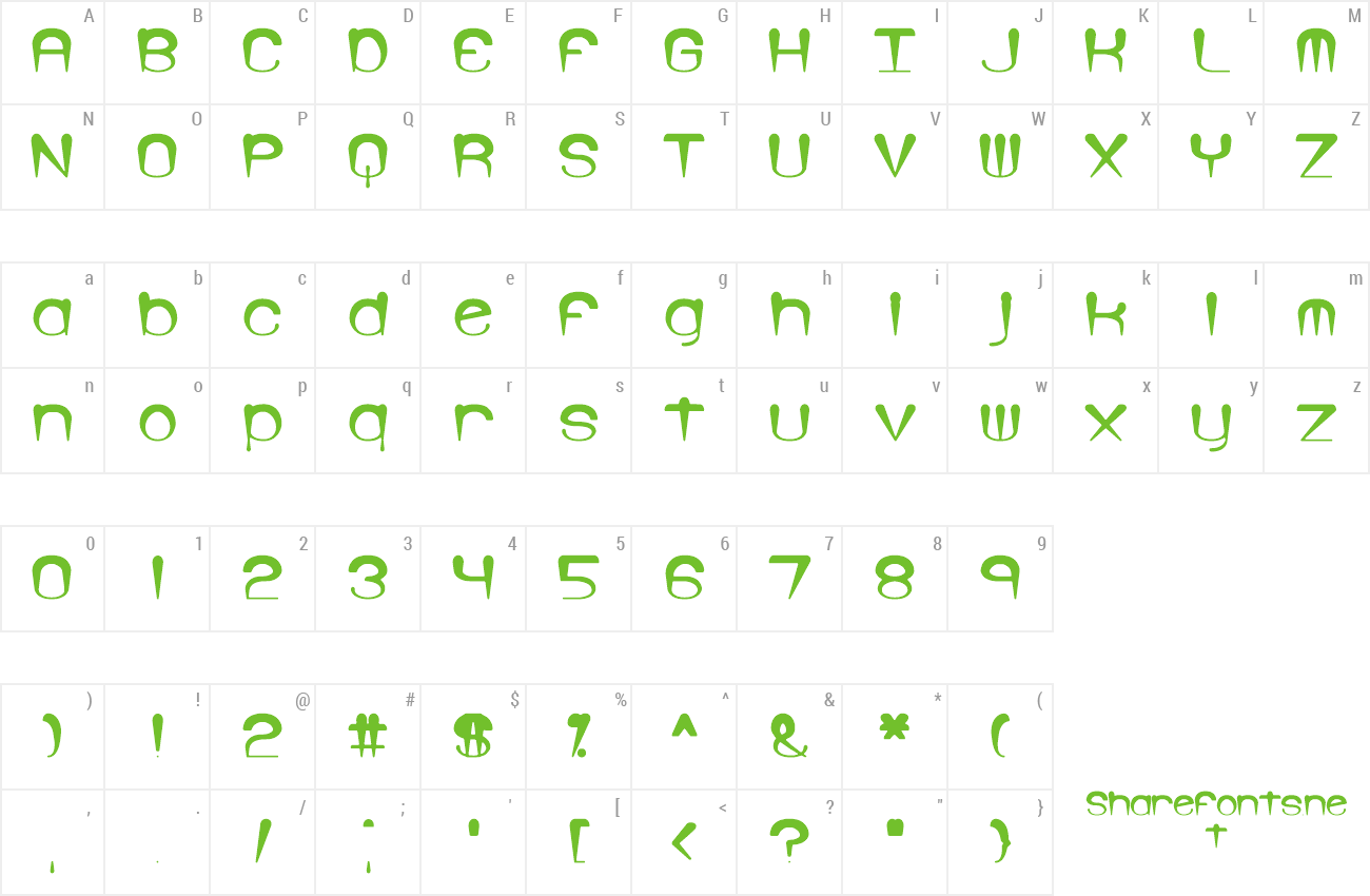 Font Larkspur preview