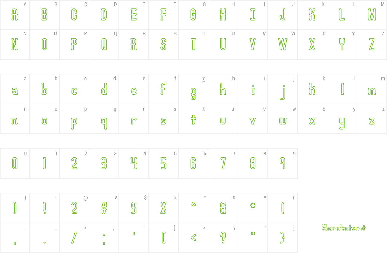 Font Lucid Type preview