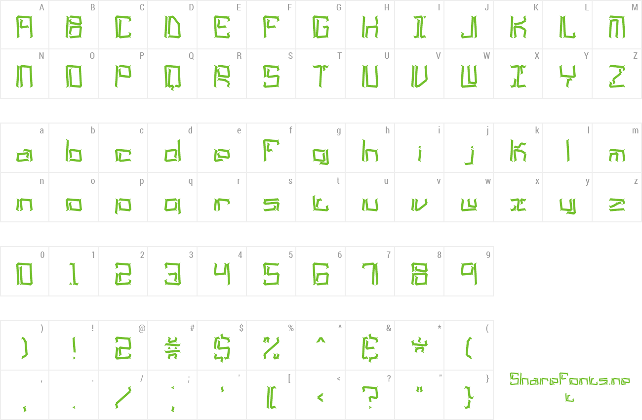 Font Lyneous preview