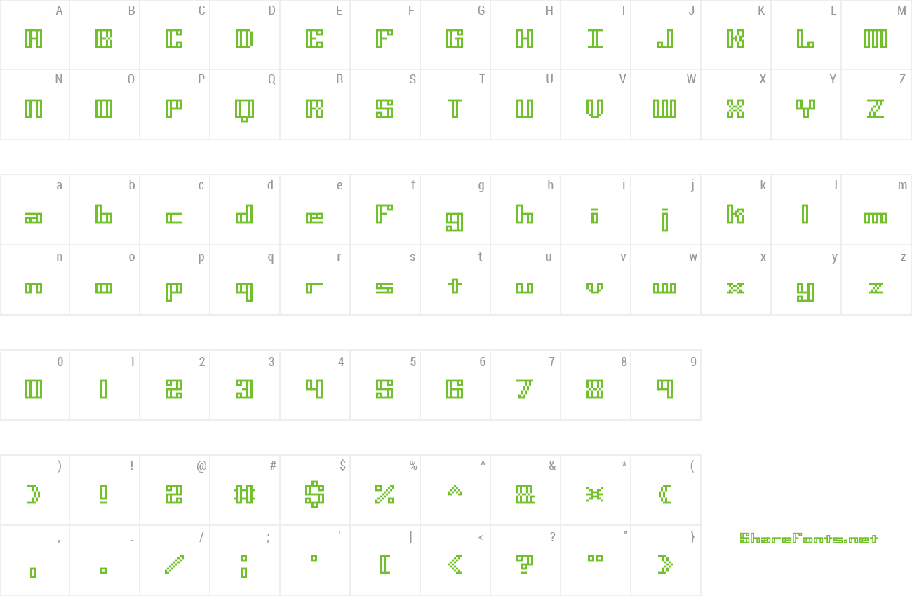 Font Mini Kaliber preview