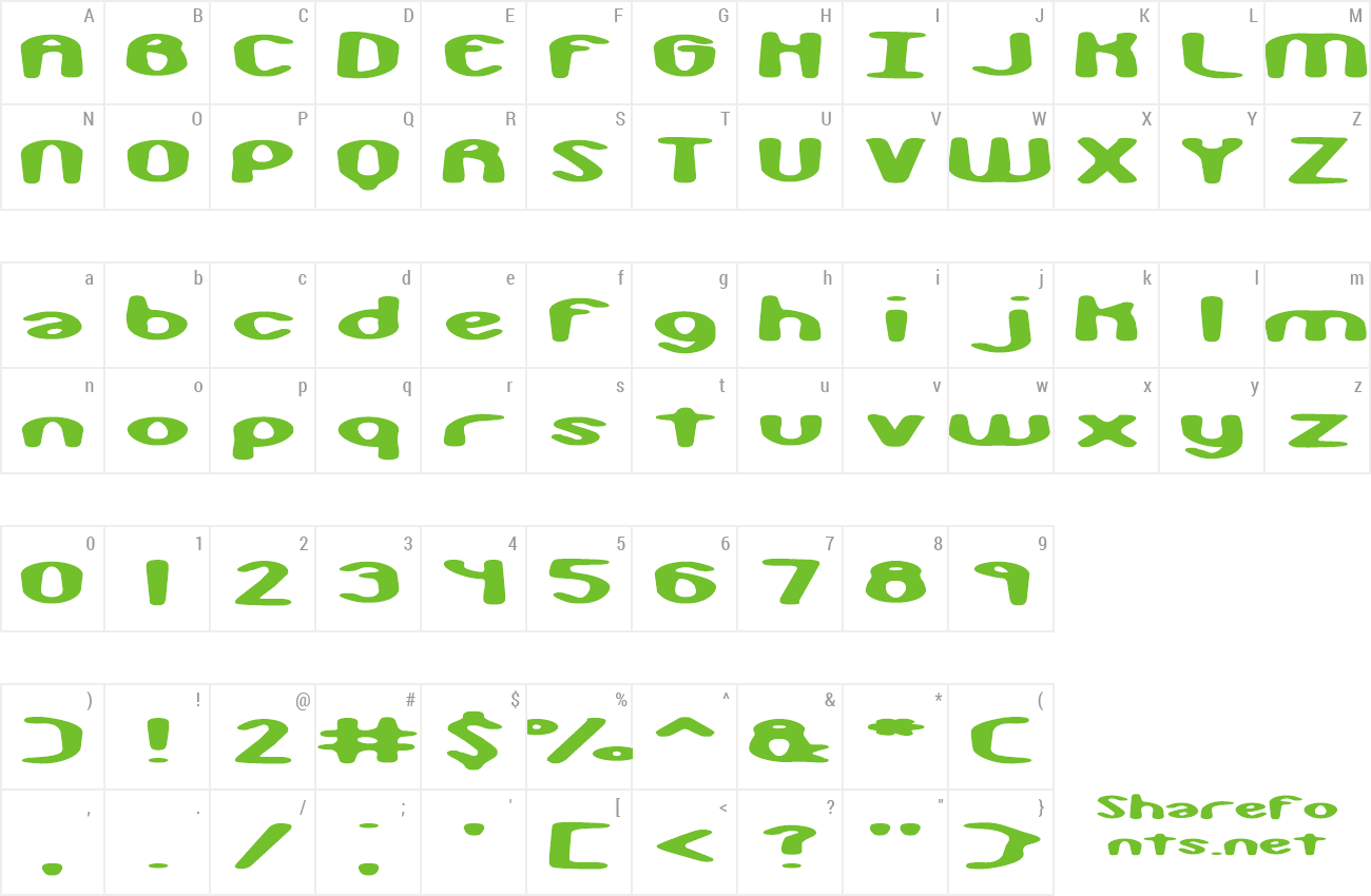 Font Monkey Phonics preview