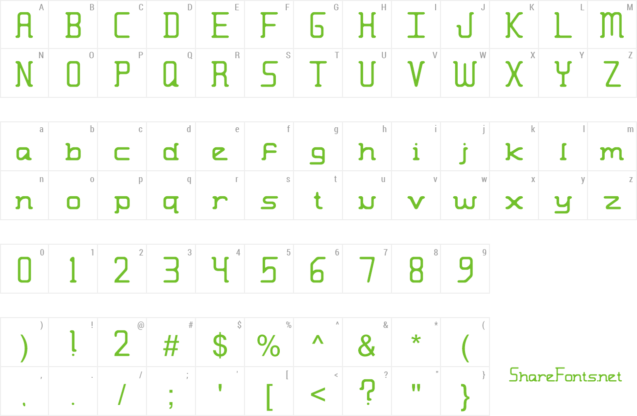 Font Moronic Misfire preview