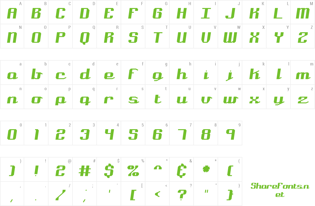 Font Nominal preview