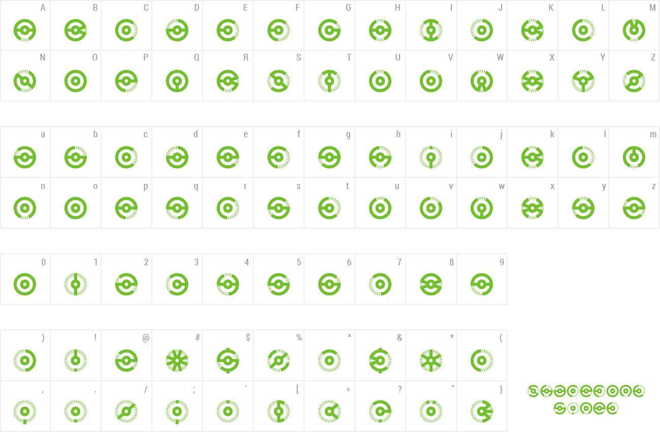 Font Nucleus preview