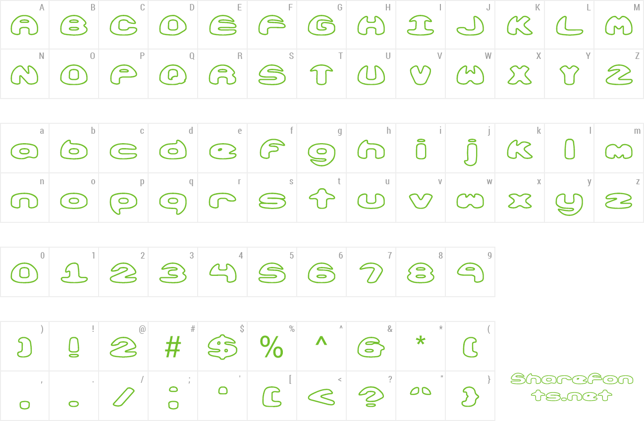 Font Obloquy preview