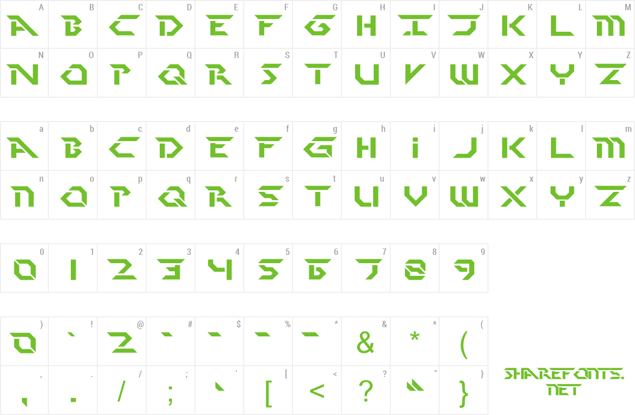 Font Perfect Dark preview