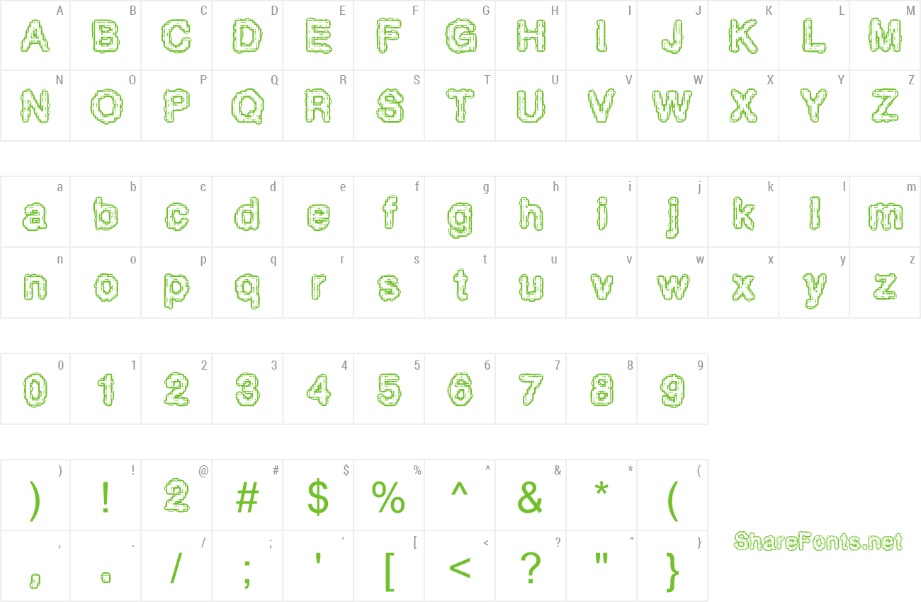 Font Pixel Krud preview