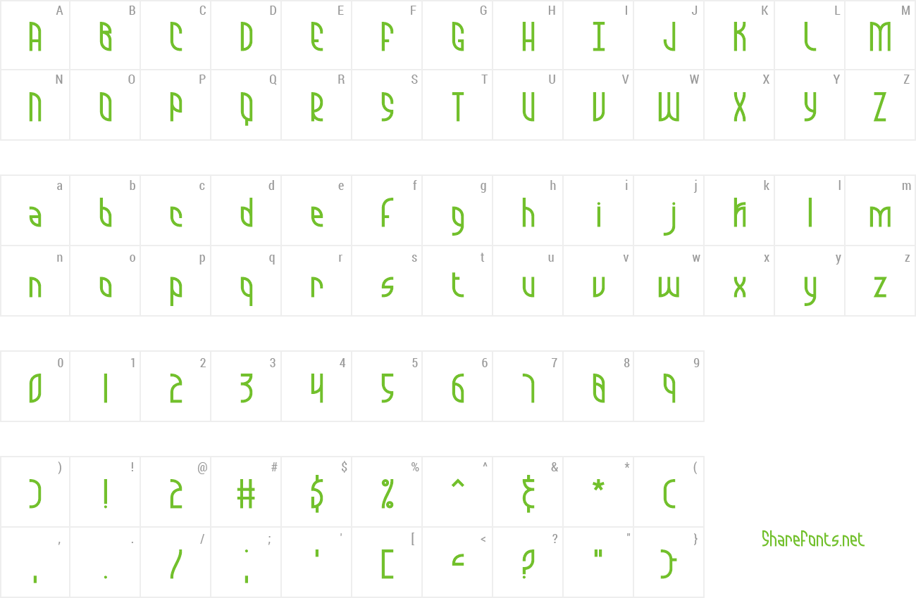 Font Quarantine preview