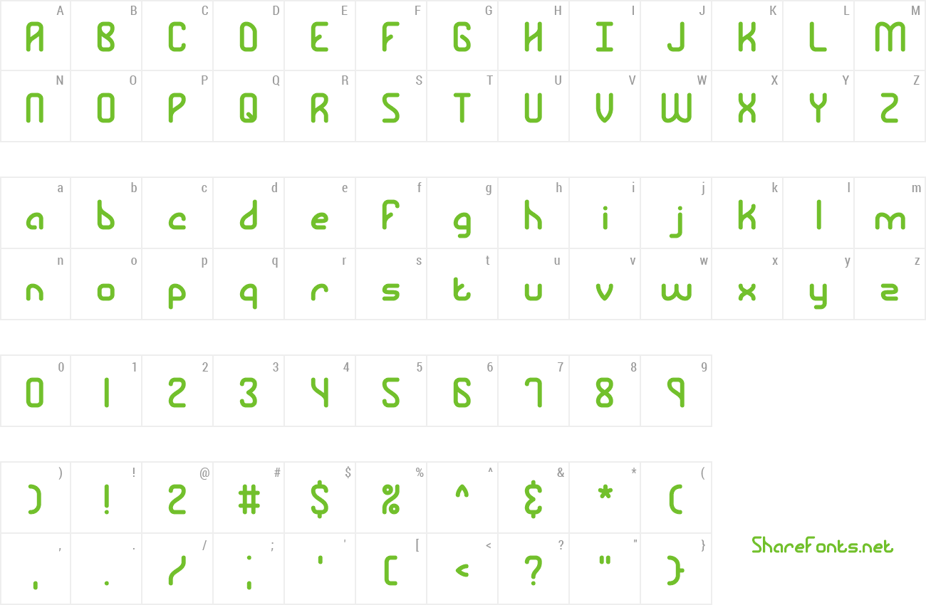 Font Rambling preview