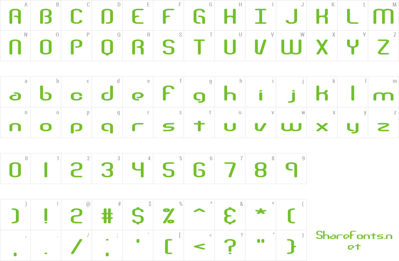Font Telephasic preview